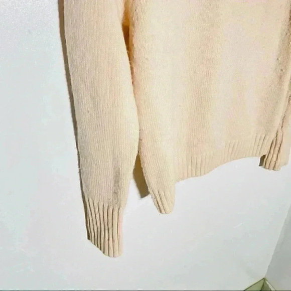 J. Crew Sweater with Floral Jeweled Buttons in Cream - Picture 3 of 7